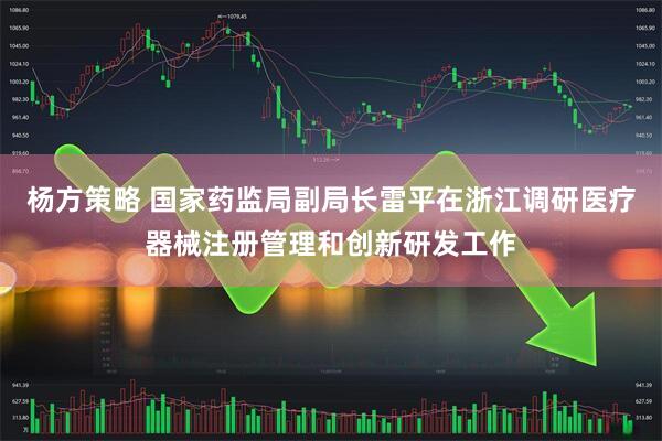 杨方策略 国家药监局副局长雷平在浙江调研医疗器械注册管理和创新研发工作