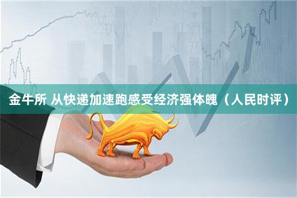 金牛所 从快递加速跑感受经济强体魄（人民时评）