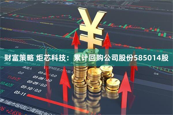 财富策略 炬芯科技：累计回购公司股份585014股