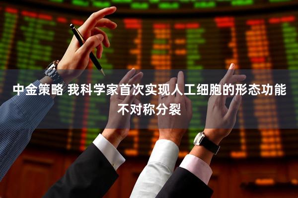 中金策略 我科学家首次实现人工细胞的形态功能不对称分裂
